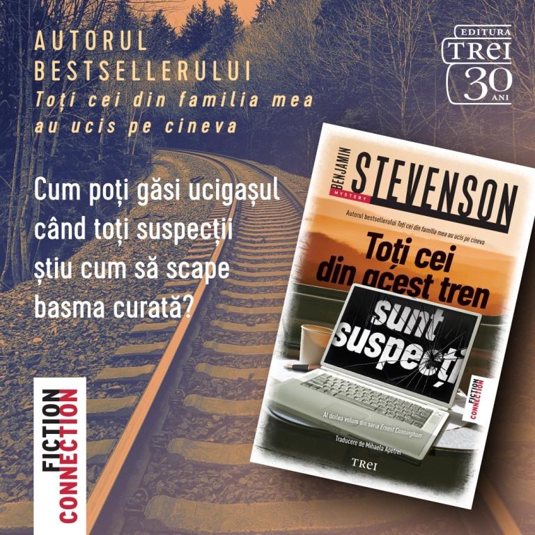 Toti cei din acest tren sunt suspecti - recenzie - Editura Trei - Fiction Connection
